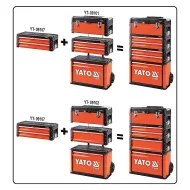 Skříňka na nářadí YATO YT-09107 2 zásuvky pro YT-09101/2