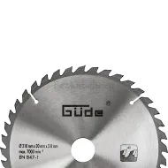 Pilový kotouč na dřevo Güde 55075 210mm 40Z